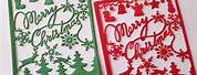 Die Cut Christmas Cards