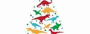 Dinosaur Christmas Tree SVG