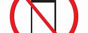 Do Not Use Phone. Sign Logo