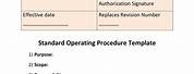 Document Control Standard Operating Procedure