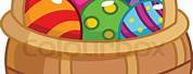 Easter Egg Basket Cartoon