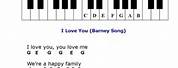 Easy Piano Sheet Music Notes with Letters