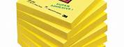 Electric Yellow Post It Notes