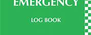 Emergency Log Book Cover Design Free