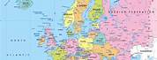Europe Map Big Size with Lincxhestine