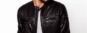 European Style Leather Jacket Men