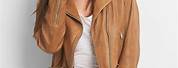 Fair Skin with Tan Leather Jacket