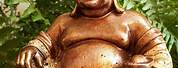 Fat Buddha Statue Gold
