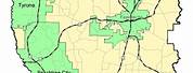 Fayette County GA City Map