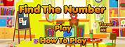 Find the Number Game Cartoon