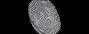 Fingerprint Black Background