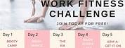 Fitness 30-Day Challenge Calendar