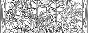 Flower Garden Coloring Pages