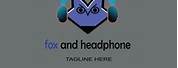 Fox with Headphones Logo