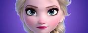 Frozen Elsa Face Front Vew