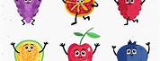 Fruit Characters Vector Design