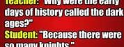 Funny Jokes to Tell Your History Teacher