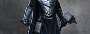 Futuristic Knight Armor Concept Art