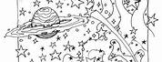 Galaxy Coloring Pages Free