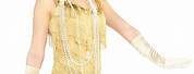 Gold Flapper Dress Costume