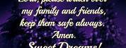 Good Night Prayer for Family