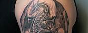 Gothic Dragon Tattoo Stencils