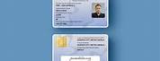 Government ID Card Front and Back