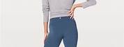 Gray and Light Blue Lululemon Leggings