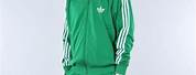 Green. Track Suit with White T-Shirt