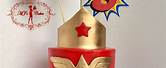 Happy 50th Birthday Wonder Woman Cake