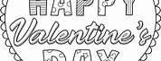 Happy Valentine's Day Coloring Pages