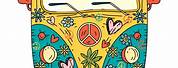Hippy Delivery Van Cartoon