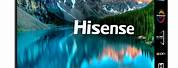 Hisense 4K TV Black Background
