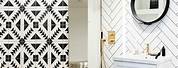 Home Depot Geometric Bathroom Tiles
