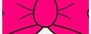 Hot Pink Arrow From Bow Clip Art