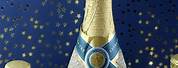 How to Decorate Champagne Bottle with Glitter
