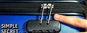 How to Open a Suitcase Combination Lock