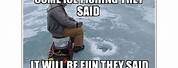 Ice Fishing APU Meme
