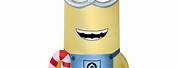 Inflatable Minion Kevin with Candy Cane