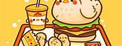 Kawaii Chicken Cartoon Wallpaper