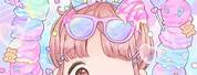 Kawaii Pastel Anime Girl Wallpaper for PC