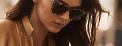 Kendall Jenner Black Cat Eye Sunglasses