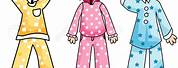 Kids Pajamas Clip Art