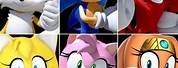 Knuckles Amy Shadow Sonic Tails Green Chaos