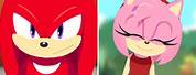 Knuckles Dressed as Amy