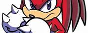 Knuckles IDW PNG 2D
