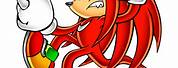 Knuckles Sonic Adventure Art