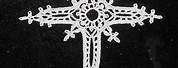 Lace Gothic Cross Pattern