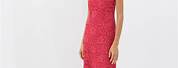 Lace Texture Dress Zara Pink