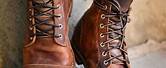 Lace Up Leather Boots Men Style
